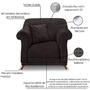 Imagem de Kit 2 Poltronas Decorativas Retro Polo Suede 1102 Ezz