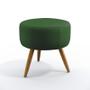 Imagem de Kit 2 Poltronas Decorativas Vega Com Puff Solar Sued Verde Aradecor