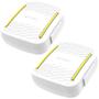 Imagem de Kit 2 Porta Cotonetes Portátil Branco para Viagem Acessórios com Elástico Interno Crippa