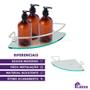 Imagem de KIT 2 Porta Shampoo De Canto Cromado Com Base De Vidro cod 112