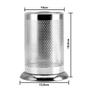 Imagem de Kit 2 Porta Talheres De Inox Redondo Vazado Escorredor Louça Cromado Organizador Cozinha Utensílios