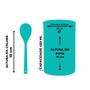 Kit 2 Pote de Vidro Redondo Tampa Bambu Hermético Com Colher 450ml - CASAMBIENTE Imagem de Kit 2 Pote de Vidro Redondo Tampa Bambu Hermético Com Colher 450ml
