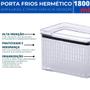 Imagem de Kit 2 Pote Porta Tudo Fresh Hermético 1800ml Lumini Acrílico