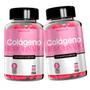 Imagem de Kit 2 Potes Colágeno Hidrolisado Tipo 1 Suplemento Natural Vitamina 100% Em Pó Puro Natunectar 120 Capsulas Renova Zero Lactose Protein