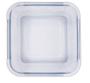 Imagem de Kit 2 potes de vidro 1 litro c/ tampa hermética c/ 4 travas