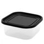 Imagem de Kit 2 Potes Grandes de Plástico Organizadores Alimentos Porta Frios Marmita Vasilhas Food Container 1,75L