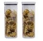 Imagem de Kit 2 Potes Herméticos Lumini Quadrado 2,200ML 1163 Paramount