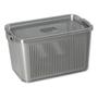 Imagem de Kit 2 Potes Herméticos Slim Multiuso 4.470 ML Cinza