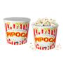 Imagem de Kit 2 Potes para Pipoca Balde Grande Estampado 2.1L