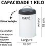 Imagem de Kit 2 Potes Porta Mantimento Espaço Café E Açúcar Decoração