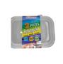Imagem de Kit 2 Potes Retangular Raso Tamanho P 500ml Nitron