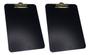 Kit 2 Prancheta A4 Black Officio Stalo com Prendedor para escrever com giz e giz liquido Imagem de Kit 2 Prancheta A4 Black Officio Stalo com Prendedor para escrever com giz e giz liquido