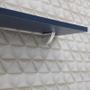 Imagem de Kit 2 Prateleiras 30 x 15cm azul Com Suporte Tucano