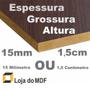 Imagem de Kit 2 Prateleiras Mdf 45x25 Tabaco  Nicho Livros Revista