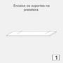 Imagem de Kit 2 Prateleiras Suspensa Organizador Dormitório Infantil 60cm X 1,5cm