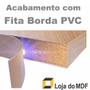 Imagem de Kit 2 Prateleiras U Mdf 50x20 Freijó  Nicho Livros Revista