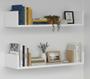 Kit 2 prateleiras U MDF 60cm Livros Sala Quarto Decoração Fotos Banheiro Cozinha - Bali modulares Imagem de Kit 2 prateleiras U MDF 60cm Livros Sala Quarto Decoração Fotos Banheiro Cozinha