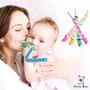 Imagem de Kit 2 Prendedores de Chupeta Estampado  Pietra Baby Menino Infantil Corrente Cordão Bebê Criança