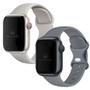 Imagem de Kit 2 Pulseiras Sport Fecho Duplo Compatível com Apple Watch