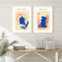 Imagem de Kit 2 Quadros Arte Matisse The Soul e The Sky 33x24cm - com vidro