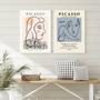 Imagem de Kit 2 Quadros Artes Picasso - Mulheres 24x18cm - com vidro