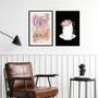 Imagem de Kit 2 Quadros Coffee Is The Answer 45X34Cm - Com Vidro