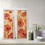 Imagem de Kit 2 Quadros Decorativos Lavabo Flores Floral