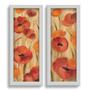 Imagem de Kit 2 Quadros Decorativos Lavabo Flores Floral