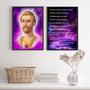 Imagem de Kit 2 Quadros Decreto Eu Sou A Chama Violeta 33x24cm - com vidro