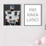 Imagem de Kit 2 Quadros Divertidos Banheiro Herói No Vaso 24x18cm - com vidro