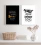 Imagem de Kit 2 Quadros Gratidão E Agradecer- A Chave Do Sucesso 33x24cm - com vidro