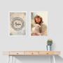 Imagem de Kit 2 Quadros Jesus Com Cordeiro - Oração 33x24cm - com vidro