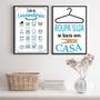 Imagem de Kit 2 Quadros Lavanderia Soft - ul 33X24Cm