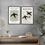 Imagem de Kit 2 Quadros Matisse Andorinhas 45X34Cm