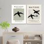 Imagem de Kit 2 Quadros Matisse Andorinhas 45X34Cm