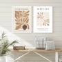 Imagem de Kit 2 Quadros Matisse Botânica - Cores Neutras 33x24cm - com vidro