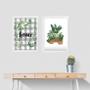 Imagem de Kit 2 Quadros Plantas - Home 45X34Cm