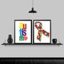 Imagem de Kit 2 Quadros Símbolo 45X34Cm - Com Vidro