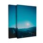 Imagem de Kit 2 Quadros Tela Canvas Ponte Rochas Montanhas Estrelado