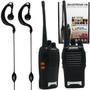 Imagem de Kit 2 Rádios Comunicação Walk Talk Bf-777S Uhf Vhf 16 Canais