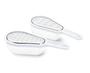Imagem de Kit 2 raladores inox com recipiente Hercules UC49-10 branco