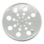 Imagem de Kit 2 Ralo Grelha Inox Para Banheiro Redondo 10x10 Com Fecho