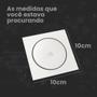 Imagem de Kit 2 Ralos Click Inteligente Quadrado Aço Inox 10x10 Crie Construa