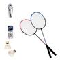 Imagem de Kit 2 Raquetes Badminton C/ 2 Petecas E Bolsa