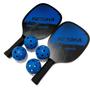 Imagem de Kit 2 Raquetes Pickleball Com 4 Bolas e Bolsa Portátil