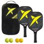 Imagem de Kit 2 Raquetes Pickleball Drop Shot Fortum 4 Bolinhas PK