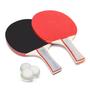 Imagem de Kit 2 Raquetes Ping Pong 3 Bolinhas Tênis De Mesa Com Bolsa