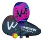 Imagem de Kit 2 Raquetes Profissional 3k Beach Tennis 100% Carbono 
