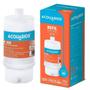 Imagem de Kit 2 Refil Blindado Acqua AB 200BR/TR POU Rosca 1/2' Filtros tamanho 7' Acquabios Tripla Proteção