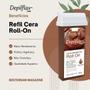 Imagem de Kit 2 Refil Cera Depilatoria Corporal Profissional Depilação Roll On Depilflax Chocolate 100g